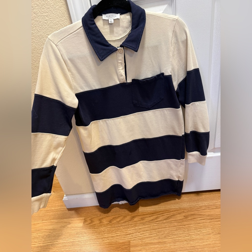 Kirious Los Angeles Long Sleeve Rugby Polo Shirt Dress